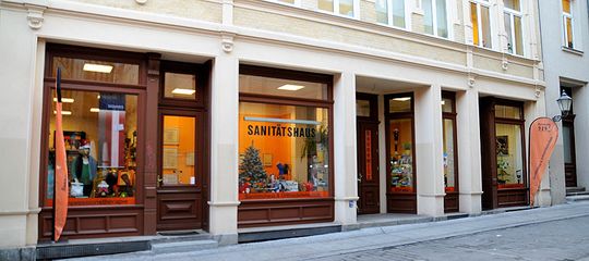 Lage vom Sanitätshaus & Orthopädietechnik Bennewitz in Halle (Saale)